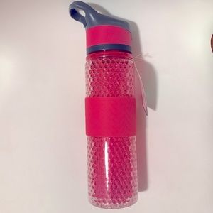 Pink water bottle